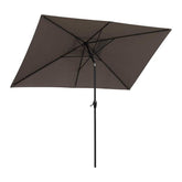 Sekey 300 x 200 cm aluminum parasol with crank, sun protection UV50+